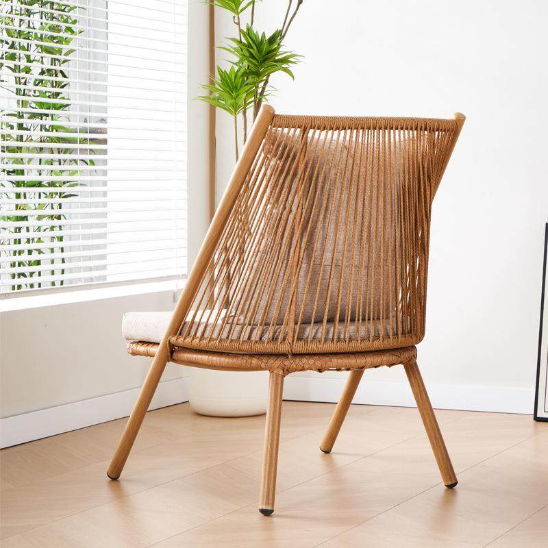 ?阳台休闲藤椅子茶几小件套编组合户型网红19-6-11-三懒人沙发藤