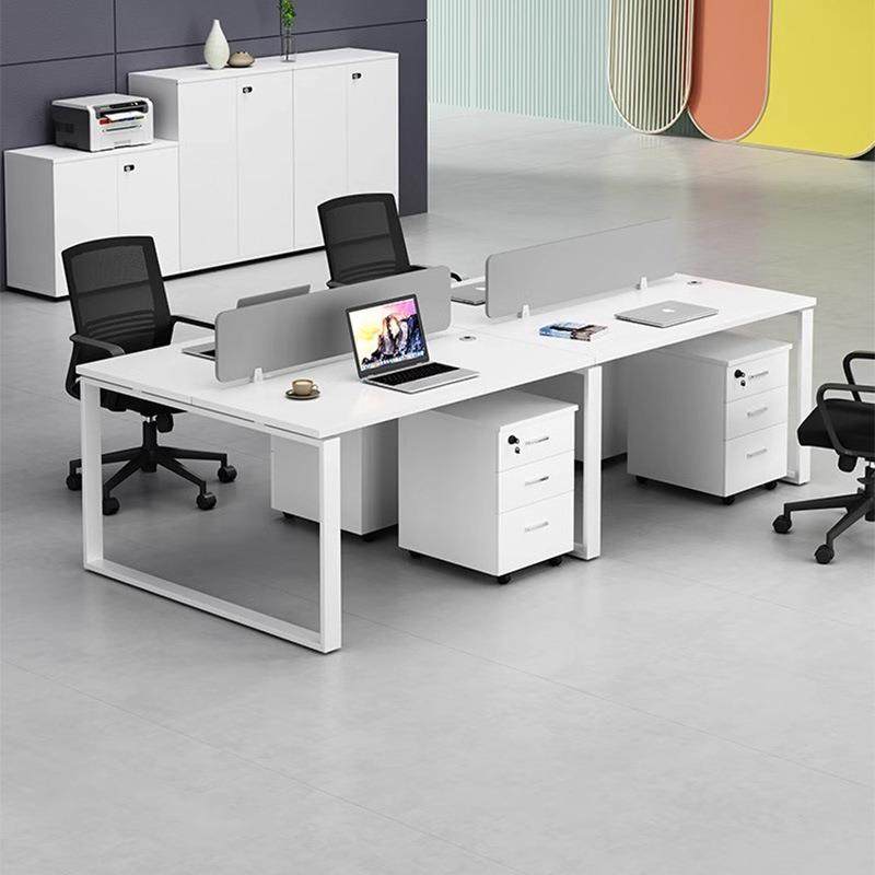 公TQK室架办公桌椅组合职公员屏风卡钢位员工办电脑桌子简易财务