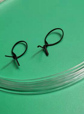 PVC扎双电源线绑丝电镀锌扎丝包塑铁丝扁铁芯线PEZ-100.55带*2.3