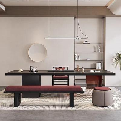 新约中奢组合商务一体34727泡茶桌简书桌亚克力桌阳台客式厅轻悬浮茶桌