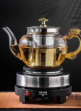 新款蒸煮茶器套装用加茶电热热炉茶具耐NTB高温加家厚烧水壶玻璃