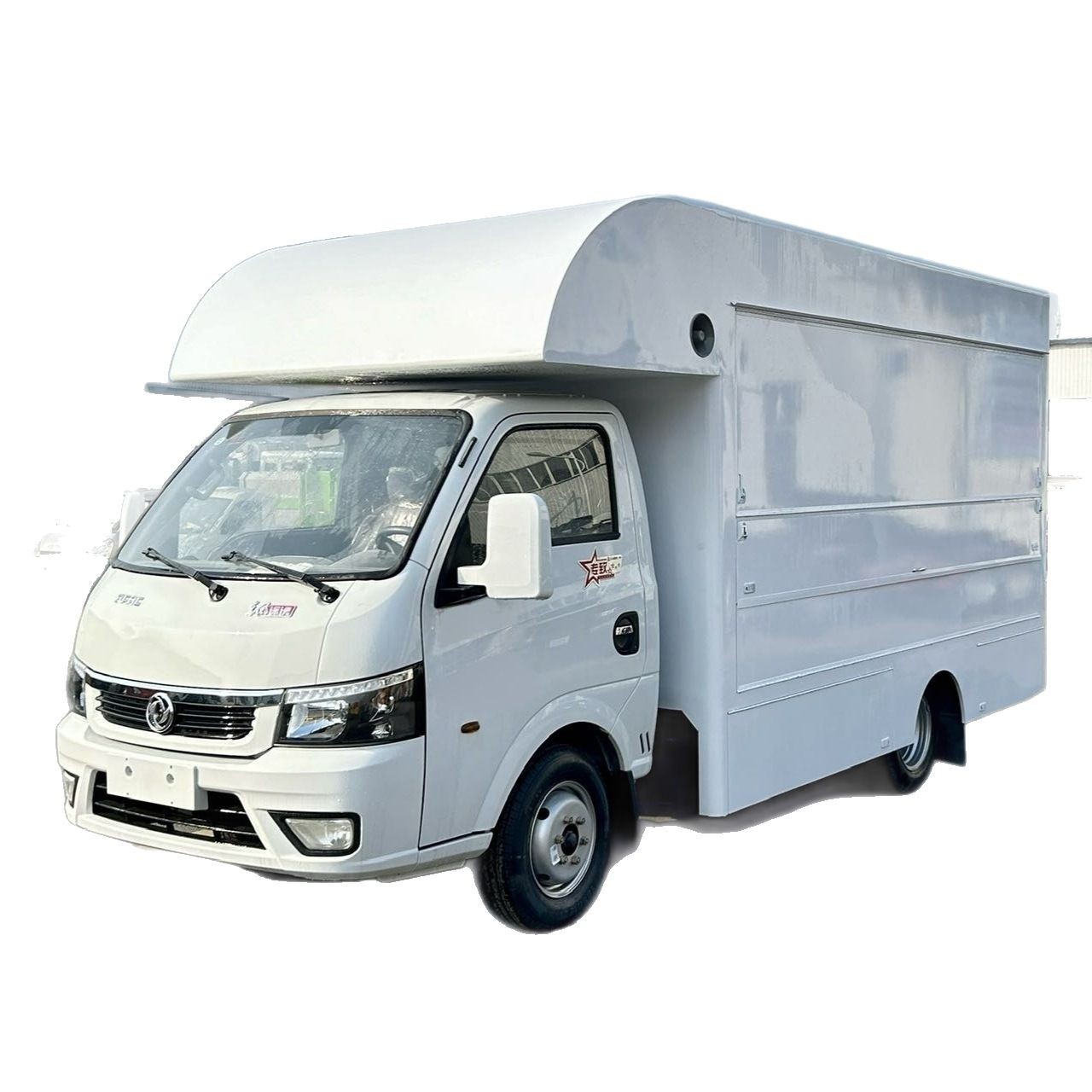 国六蓝牌东风移动摊贩车 移动的商铺经济实惠 可卖小吃快餐冰淇