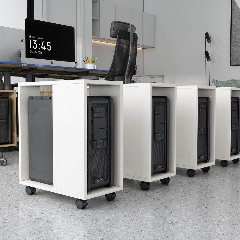 台式电脑主机架打印机一体置物办公室可移动层XSI落架地托机箱底
