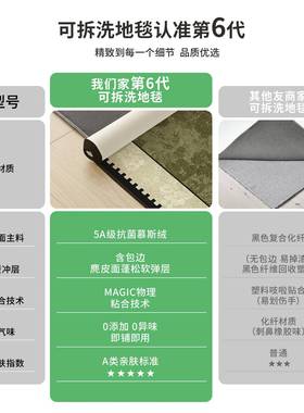 绿色法式中风可拆洗层地毯厅BAI复古客卧室双可拆卸小清新家古用