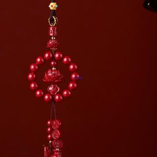 5202朱新款 紫金砂车挂WDG砂汽车挂件莲花车挂内车载平车安