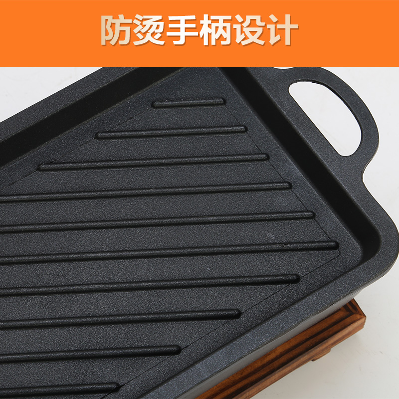 韩式便携式烤肉烧烤架家用大号加厚木炭烧烤炉野外烧烤酒店酒精炉