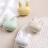 萌兔儿童房衣柜拉手定制衣柜门柜子抽屉陶瓷单孔卡通可爱彩色把手