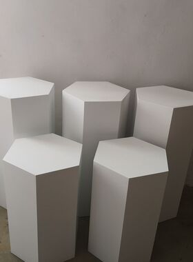 六边形方形烤漆展示台会展陈列展柜模特台净水器智能锁无人机展台