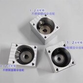 90度直角传动换向齿轮箱1比2轴孔六角 小型螺旋伞齿轮转角器 六角