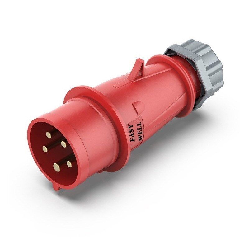 IEC309工业插头插座航空插头连接器三相电5芯32A防尘防水IP44