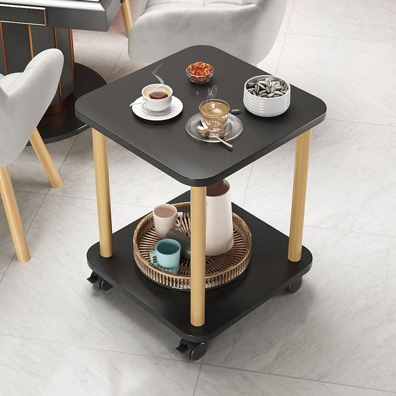 麻将桌茶几茶水架带轮麻将房专用小桌子边几麻将机可移动茶台茶桌