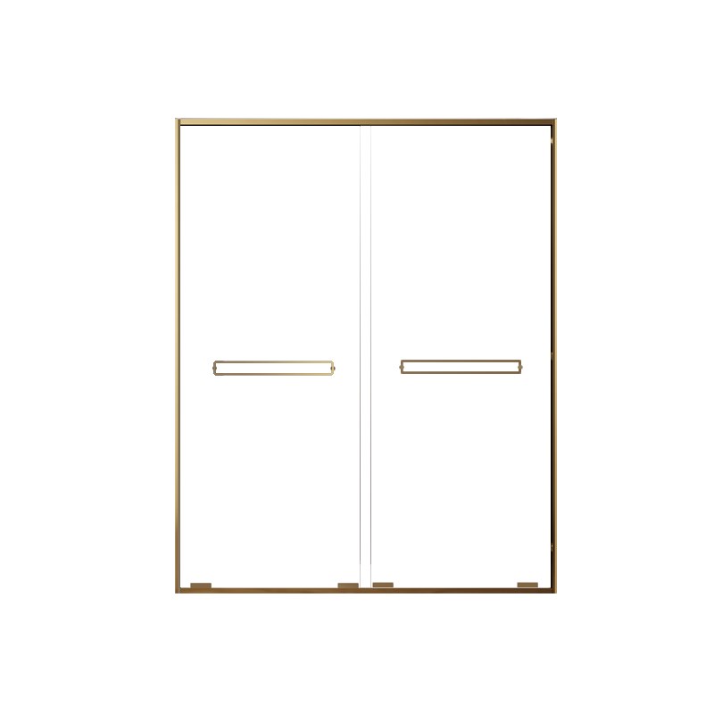 圣嘉红极窄超细边框干湿分离玻璃隔断浴室移门