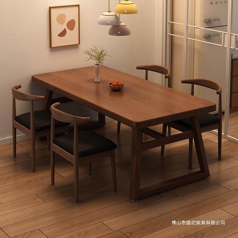 餐桌快餐店小吃店现代简约吃饭桌子长方形大板桌餐饮商用桌椅组合,3C数码配件,其它配件,淘宝优惠券,粉丝福利购,淘宝优惠卷