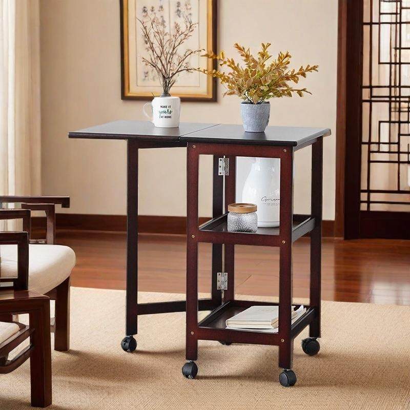 家用可折叠移动小推车实木沙发桌边几现代伸缩简约电脑桌茶几桌,五金/工具,五金工具箱/五金收纳箱,淘宝优惠券,粉丝福利购,淘宝优惠卷