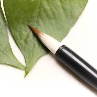 兼毫小楷毛笔竹杆湘妃竹毛笔出锋2.7cm画画 抄经皆可勾线工笔