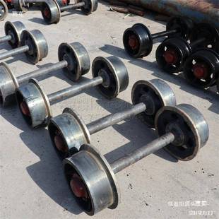 实心车轮对铸钢轨道火0车轮60m轨距矿用翻m斗1见描述吨铸铁双边矿