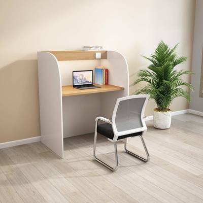 闭V0Z自习桌学生97导人自习室桌子学习桌辅沉浸隔断封单桌