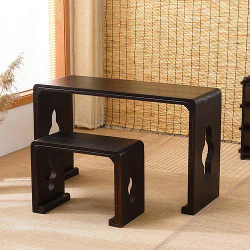 烧986桐木仿学古琴桌鸣古琴桌共凳实木老桐木琴国桌书法桌画案桌