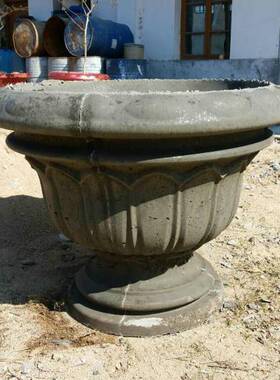 模欧式建筑水泥圆形花盆模具BA花S塑钢现浇CFO盆模具水泥塑料具