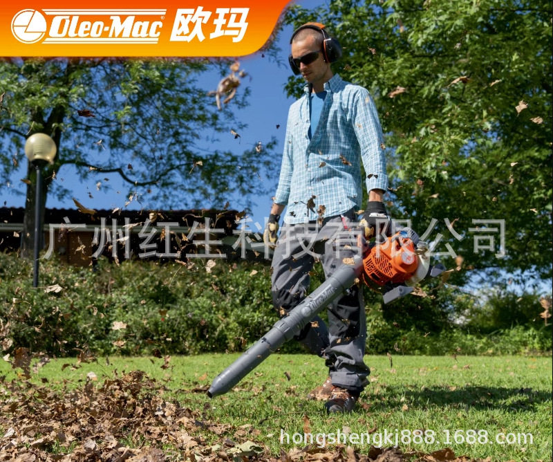 欧玛BV250手提汽油鼓风机吹雪