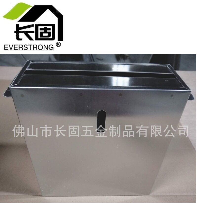 镜后箱304不锈钢商业洗手间擦手纸箱卫生间不锈钢抽纸巾盒手纸架