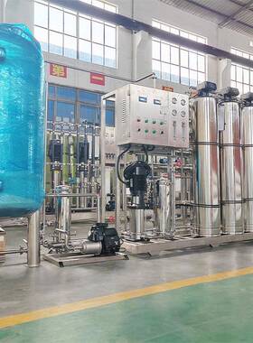 大型1吨反全渗透软VKR水处理备化水纯水设设备自动ro工业净水处理