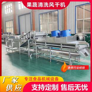工厂用果蔬气泡清洗机流水线菜气备泡OKZ清洗机洗雪设梅菜翻浪清