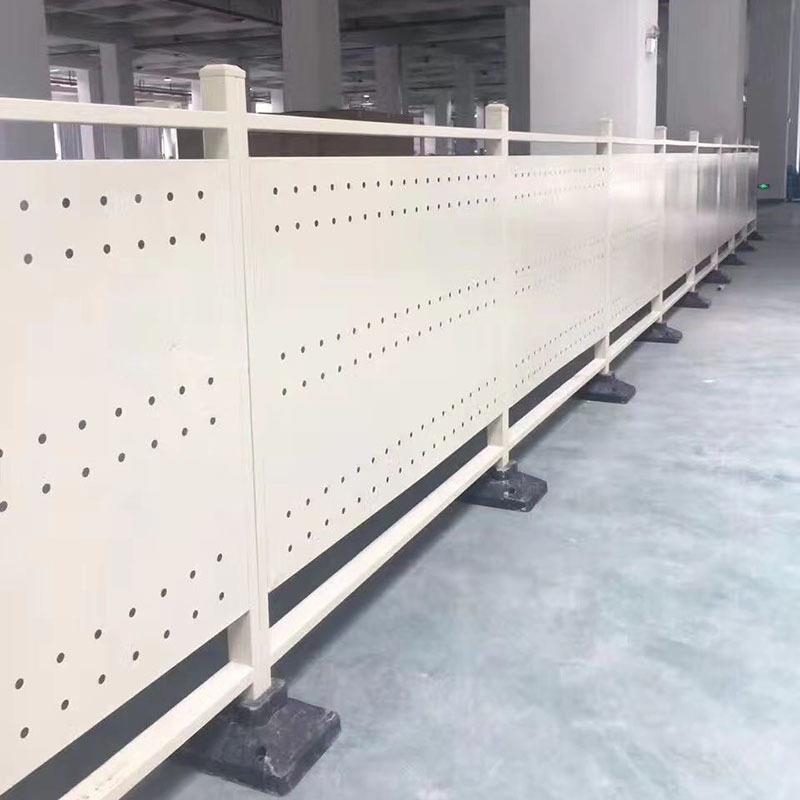铁皮护栏钢/构档板彩瓦铁皮工防风墙冲围挡施档孔地道路工安全护