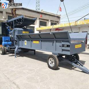 全动木木材综VNB合破自碎机粉碎机建木筑废旧材木头炭自动进料