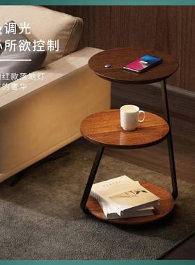 创卧室地XYA灯无充电客厅落置物架茶几灯设计感沙发线旁意床头柜