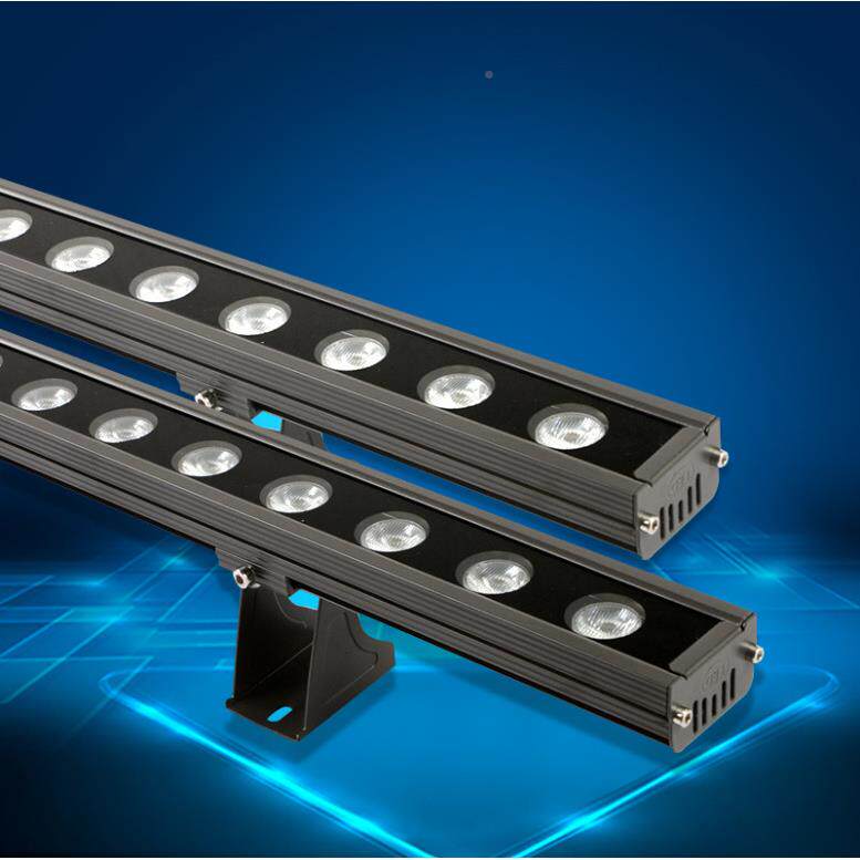 L轮ED洗墙KD-XQD09灯W24W36W防水线条灯七彩DMX512户外楼体廓灯8