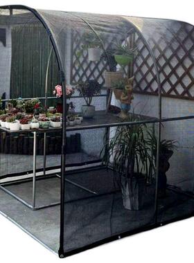 支架隔热遮阴网肉花植物大棚度多卉夏遮阳庭晒院遮UIU雨棚防网阳