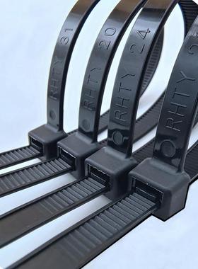 添翼国标尼龙扎带100自218100mm锁*式一拉得固定卡扣1米长加宽束