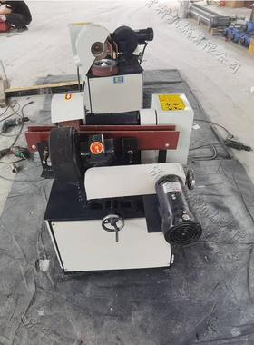 直圆径100mm管料外抛光机五配件圆棒钢砂光机金管外壁翻新BTU除锈