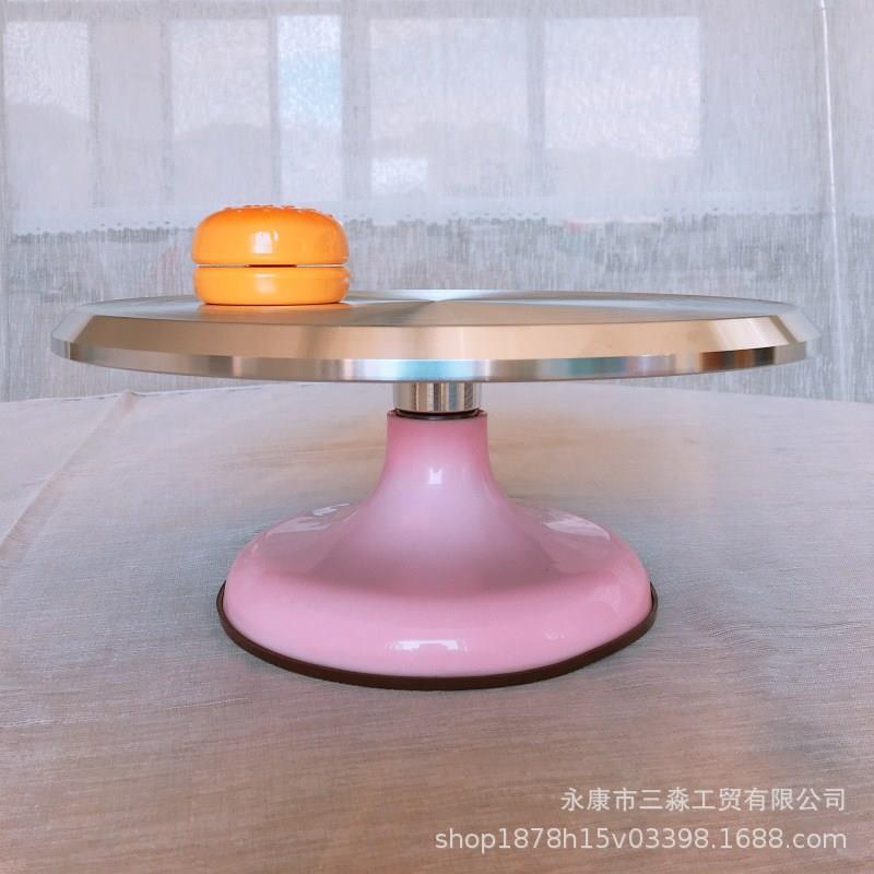 烘焙工具2寸合金蛋糕裱花转台防滑旋铝转1裱转花盘31SM-085CM大盘