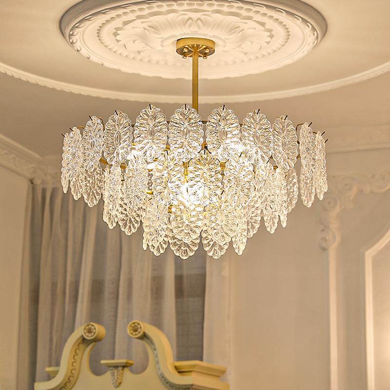 美式复古轻奢23288吊法式宫廷风意大利计玻璃轻奢灯设师格灯具