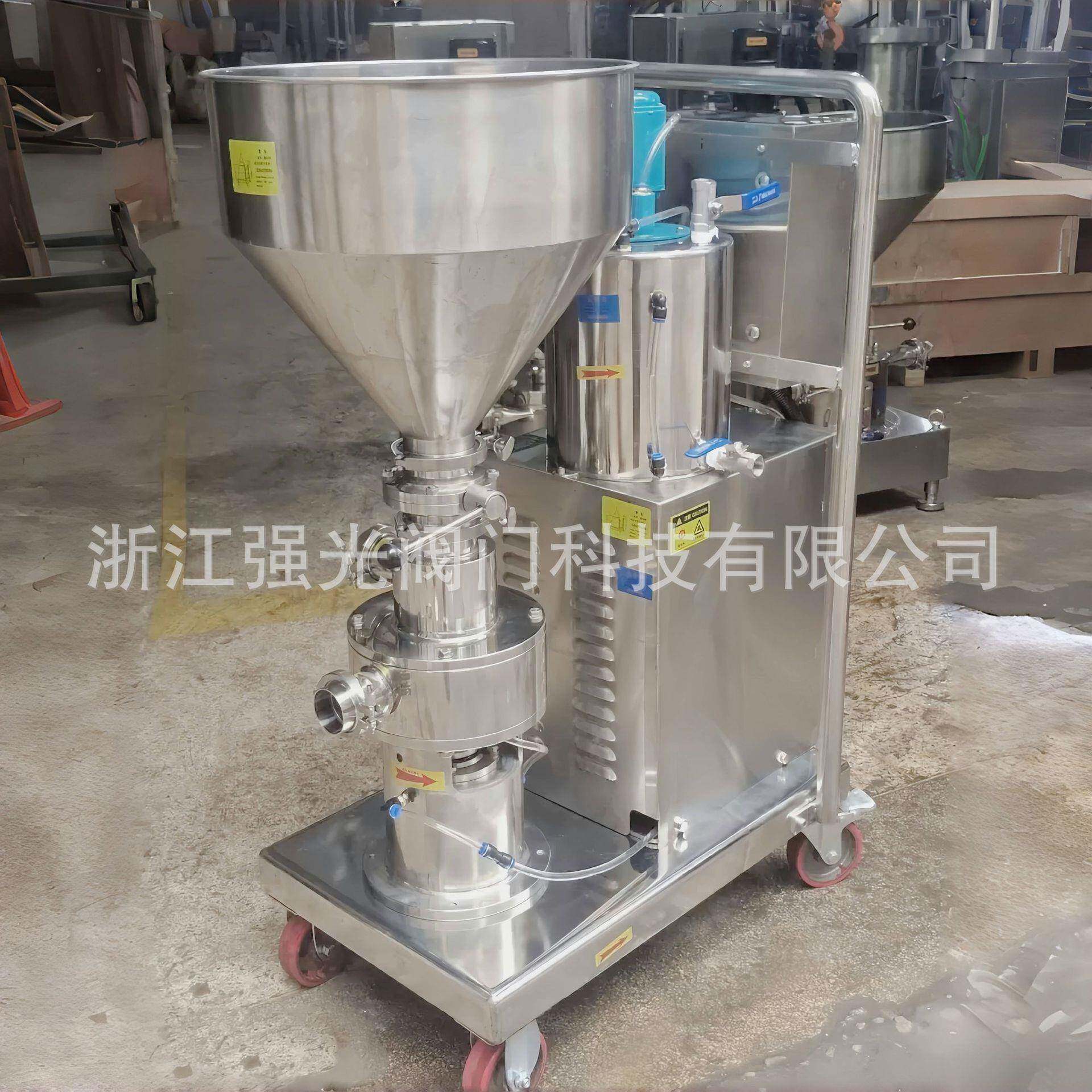 粉体液料体混合式乳化泵粉液固液液立水粉JVL混合剪切分散乳化高