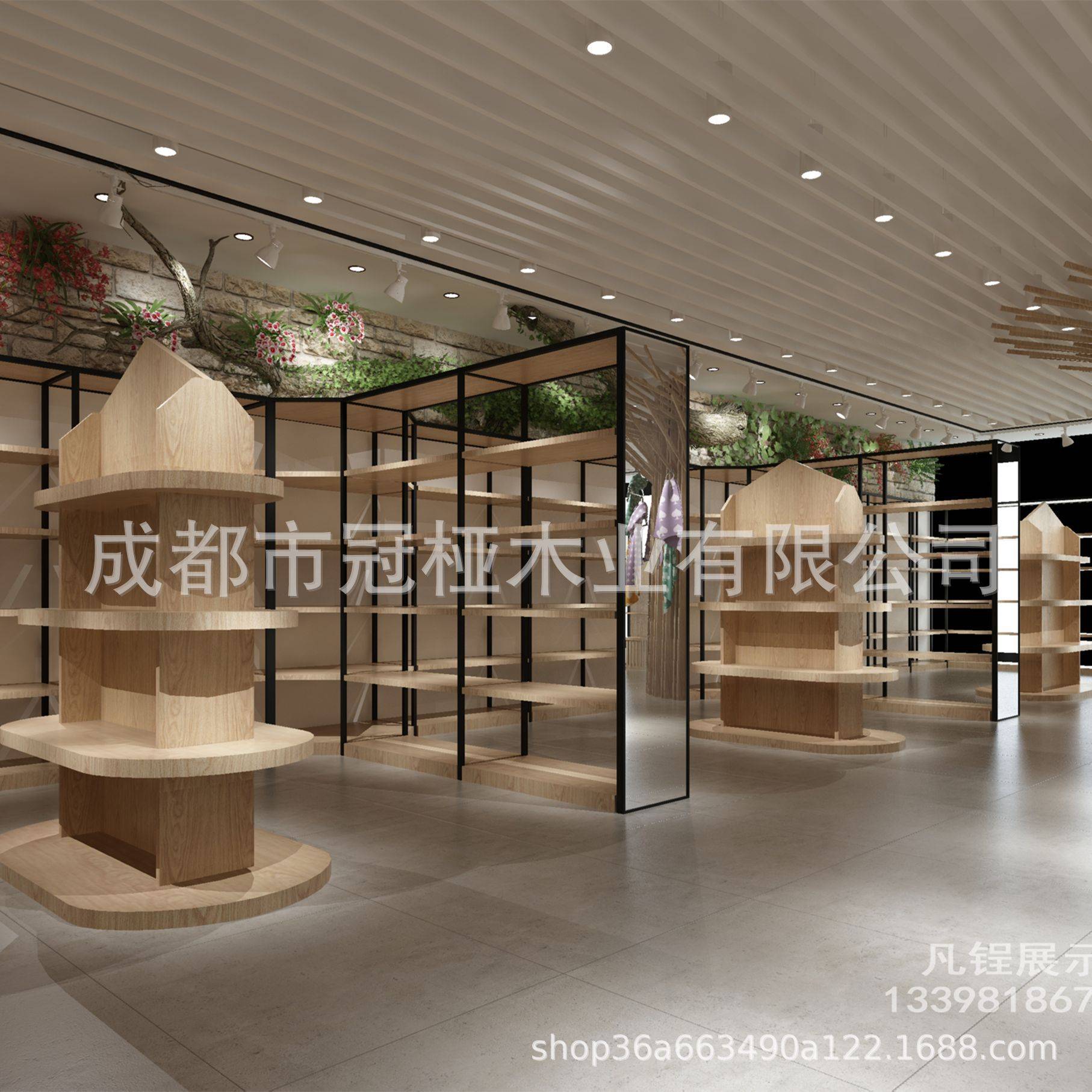 文具货架饰品文创店精品展示柜优品陈列架组合可拆卸立柱货架设计