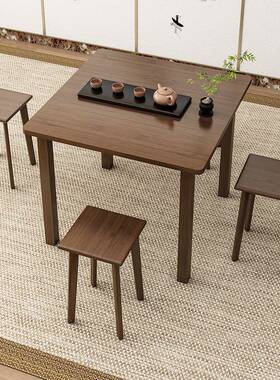 可折叠方子餐桌24614家用小方桌出租房小户型易正形桌便携式吃简