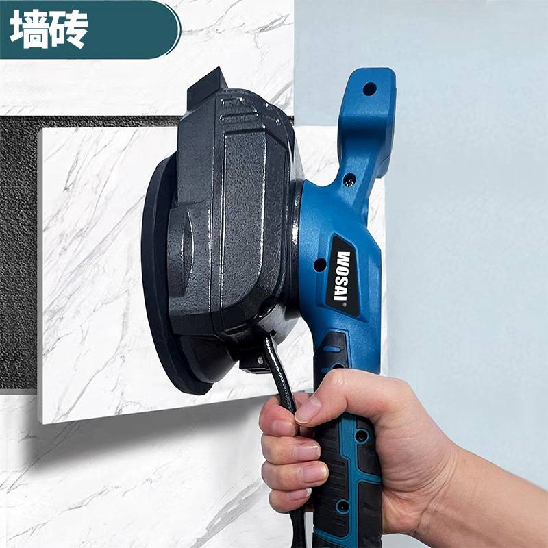 型号20V WOSAI手持式自动调平平铺器瓷砖振动器工具瓷砖贴花机