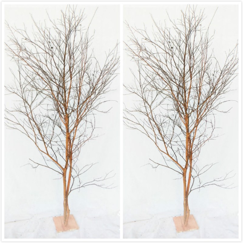 白树枝枯树枝造型摆件酒店橱窗装饰婚庆装饰橱窗树摆件家居落地