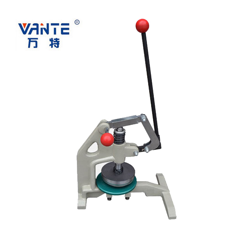 万特牌手压式克重仪取样器纸张布面料定量力板机刀垫片度圆盘检测