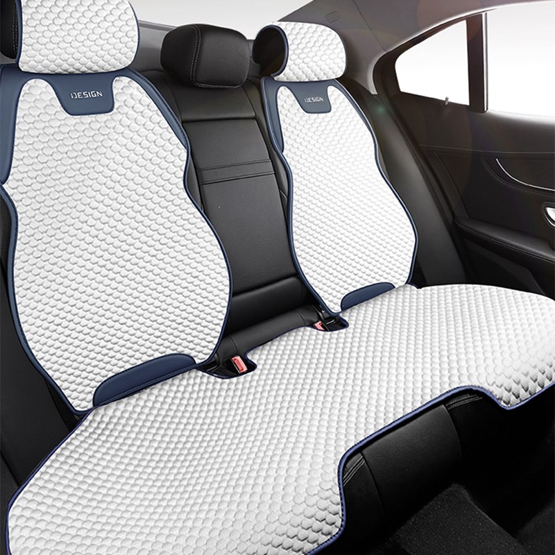 汽车坐垫夏季凉垫座椅垫单片四季通用半包座垫3D透气网布汽车座