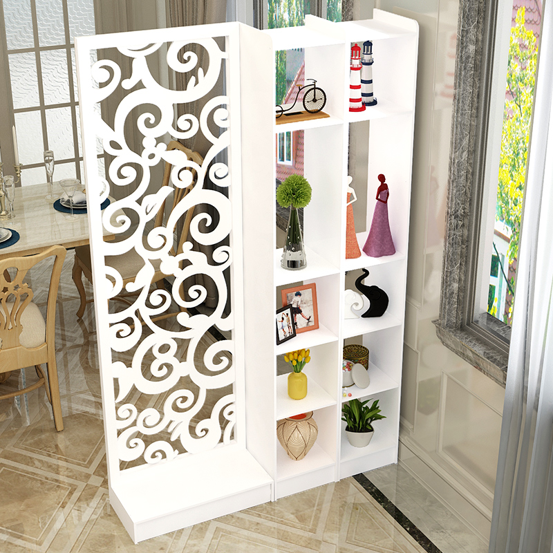 欧式屏风隔断玄关柜时尚折叠简约现代客厅白色隔断柜折屏面门厅