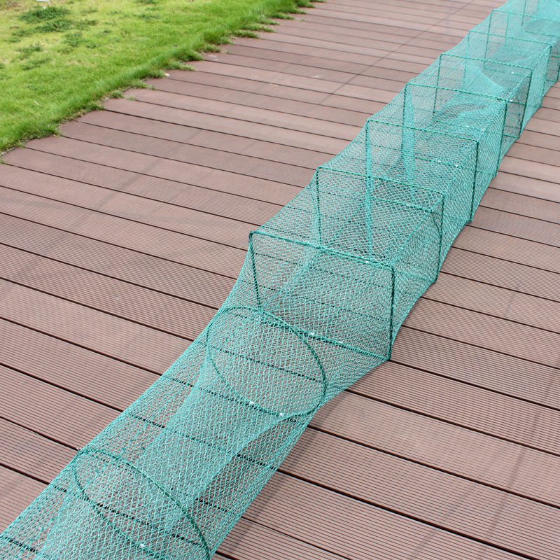 螃蟹笼子捕蟹网加粗有结网捕鱼龙虾笼鲶鱼网黄骨鱼笼只进不出