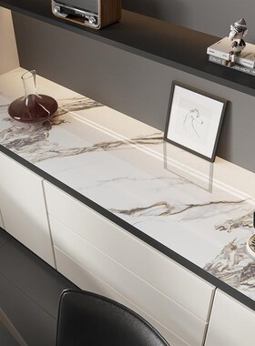 大理石贴纸防水防潮墙纸自粘入户玄关桌子柜子台面装饰背板翻新贴