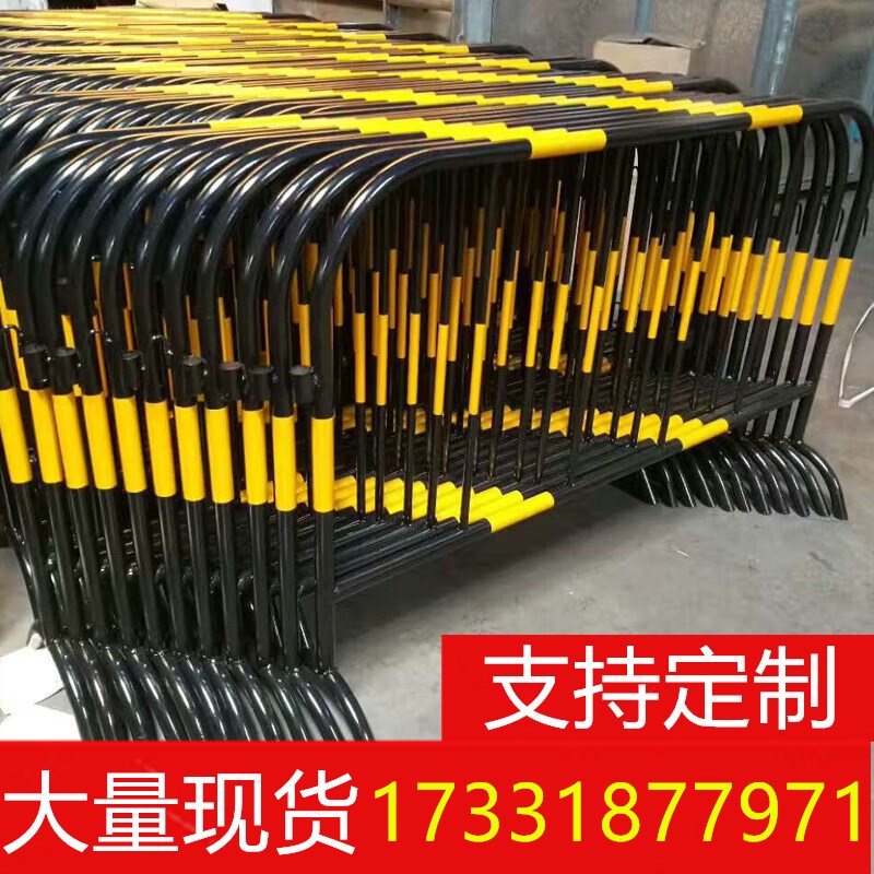 不锈钢围栏临时施工围栏防爆铁马防撞栏铁马护栏安全围栏交通隔离