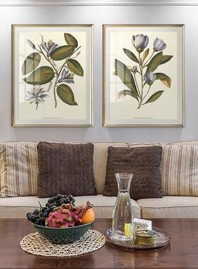 花简美式现代厅卧室装饰画简美玄关zy169简欧餐厅墙壁画卧室客约