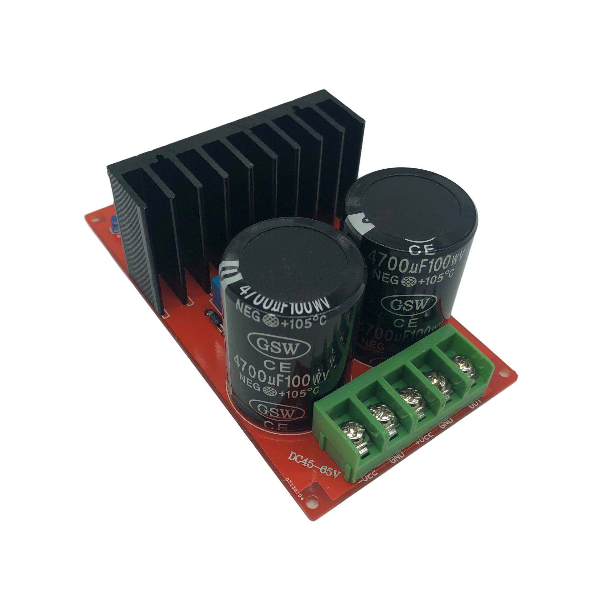 IRS2092单声道功放板直流供电350W 直流+-55V 大功率家用功放板