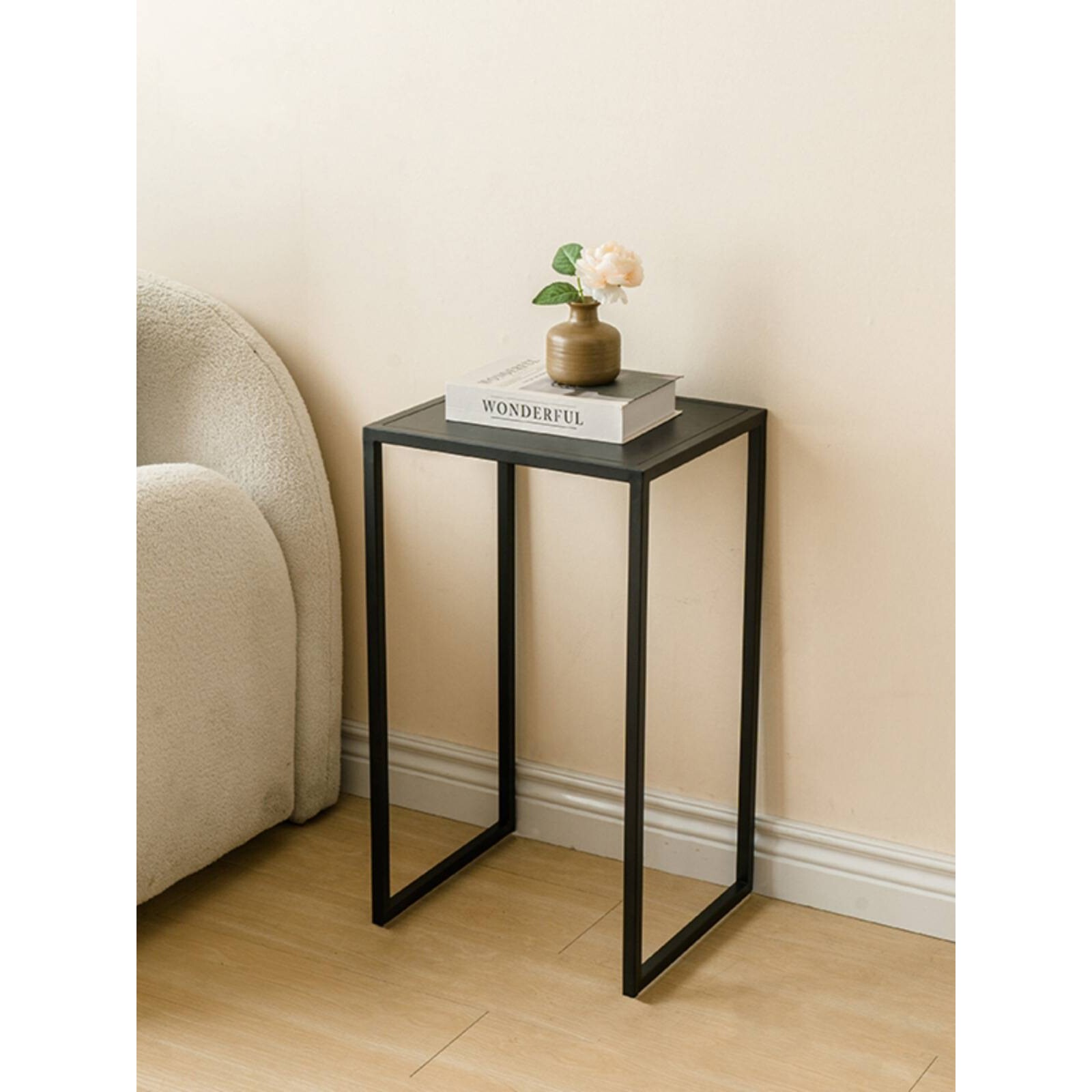 现代简约扫地机器人收纳柜置物架玄关陈列展示架沙发边几靠墙窄桌